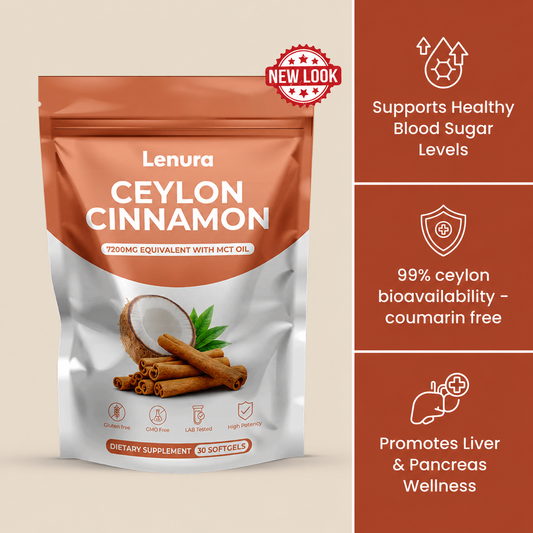 Ceylon Cinnamon 7200mg Equivalent with MCT Oil