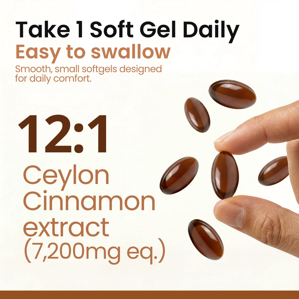 Ceylon Cinnamon 7200mg Equivalent